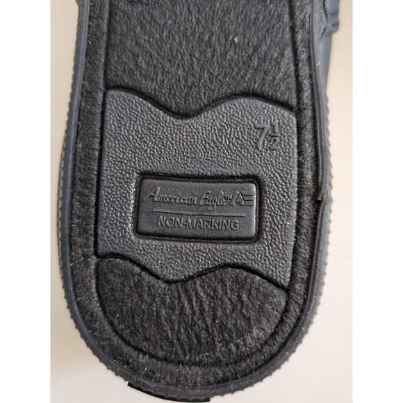 American Eagle Skater Style Lace Up Women's Black Canvas Shoe Size 7.5 M - Picture 6 of 7